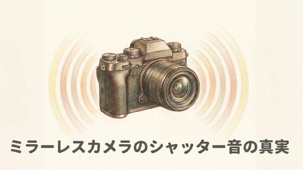 ミラーレスのシャッター音を徹底解説
