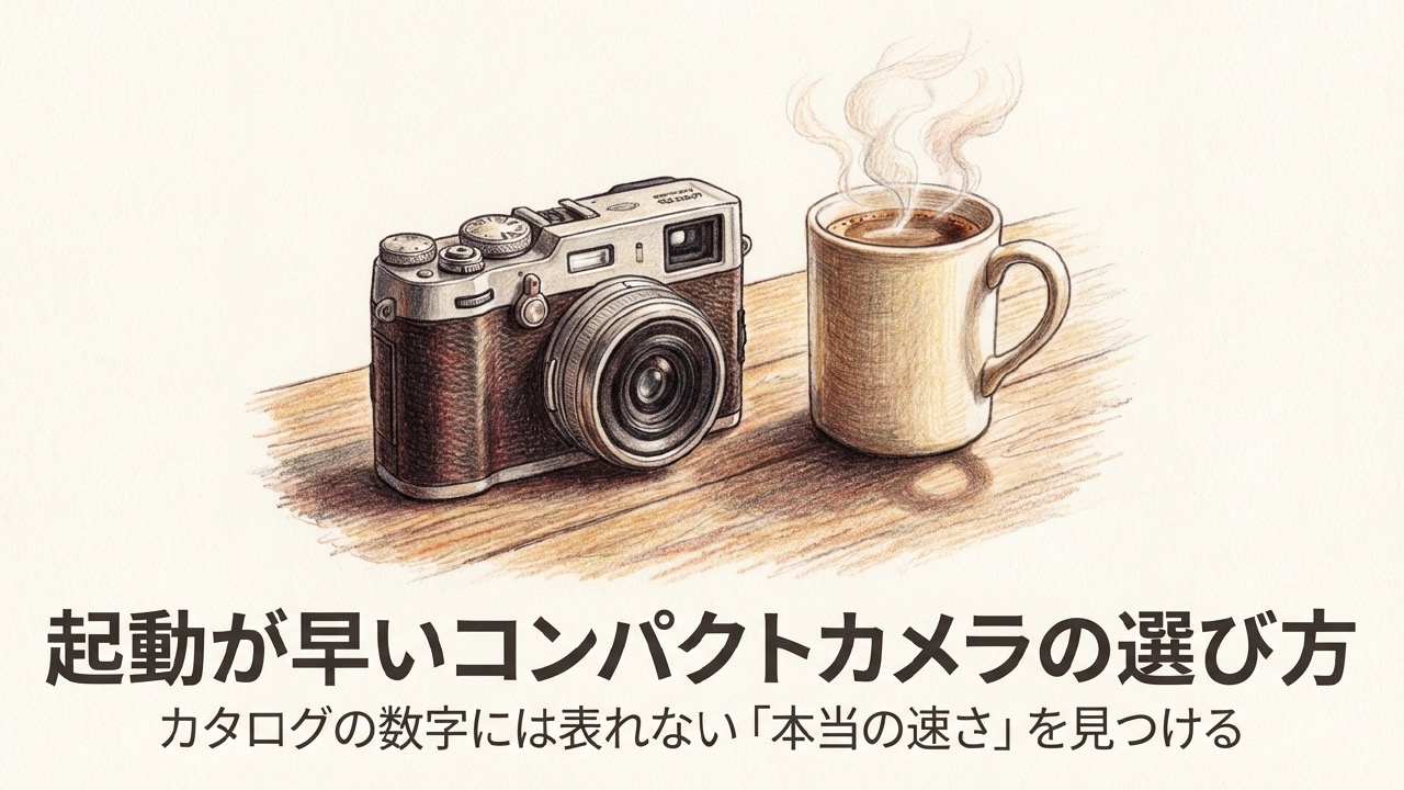 スナップに最強！起動が速いコンデジの選び方とおすすめ