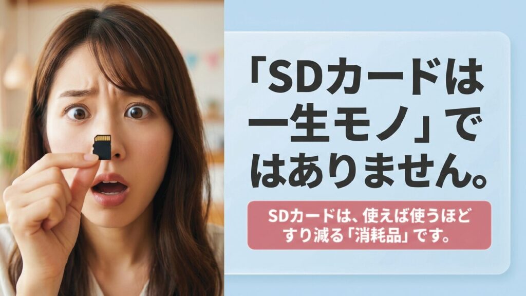 SDカードは使えばすり減る消耗品であるという事実