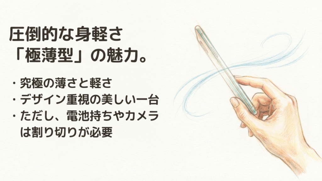 究極の薄さと軽さを持つ極薄型iPhoneの魅力