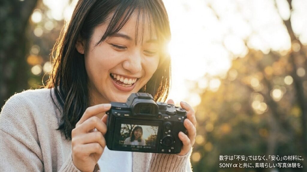 数字を安心の材料にするまとめスライド