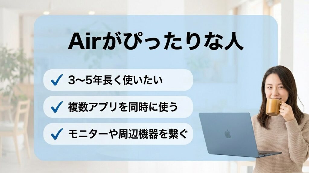 Airがぴったりな人