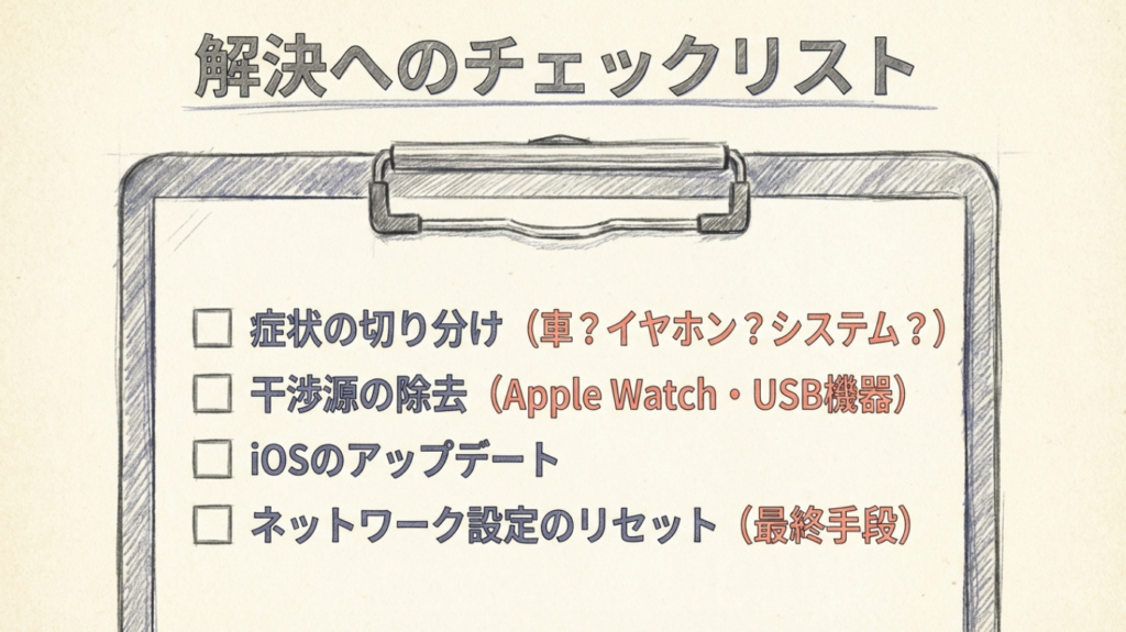 Bluetoothトラブル解決へのチェックリスト
