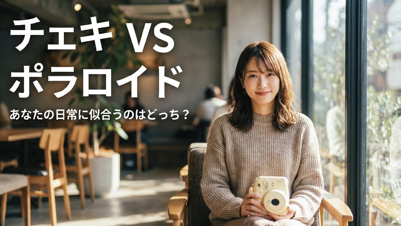 チェキとポラロイドの違いを徹底比較！初心者向けカメラの選び方