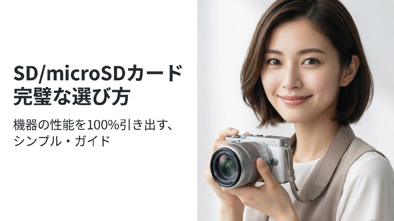 失敗しないSDカードとmicroSDカードの違いと正しい選び方