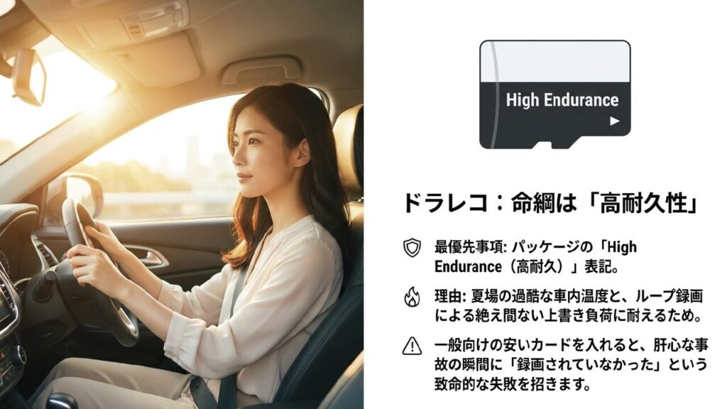 ドライブレコーダー向け高耐久microSDカードの選び方