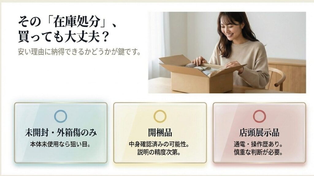 型落ちミラーレスの在庫処分品を買う際のチェックポイント