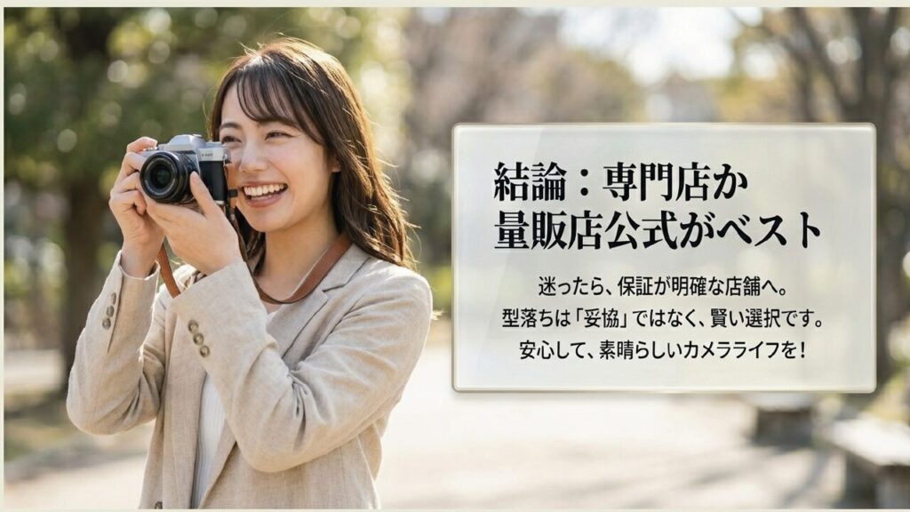 型落ちミラーレス購入の結論は専門店か量販店公式