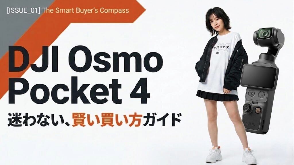 迷わない！DJI Osmo Pocket 4はどこで買うべきか