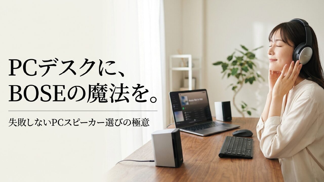 PC用BOSEスピーカーおすすめ完全ガイド