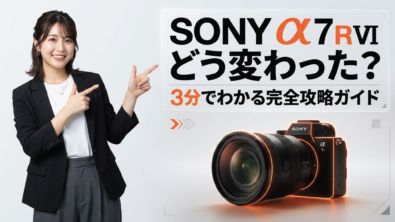SONY α7RⅥはどう変わった？実機の進化点と買い替え基準