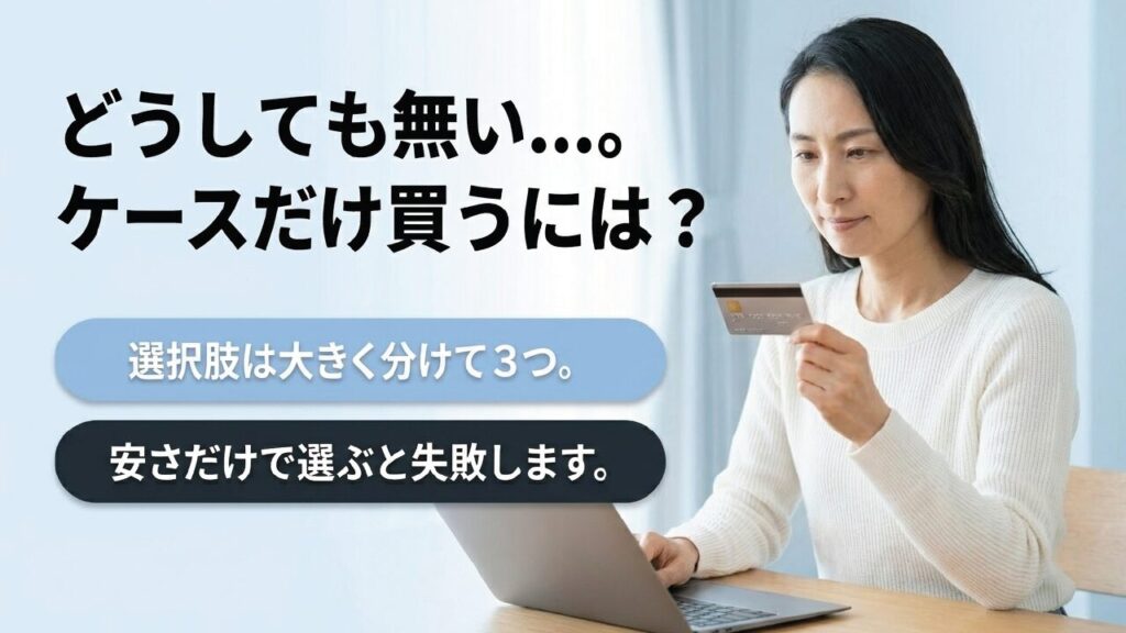 ケースのみを購入する方法 AirPods Proのケースのみを購入する3つの選択肢