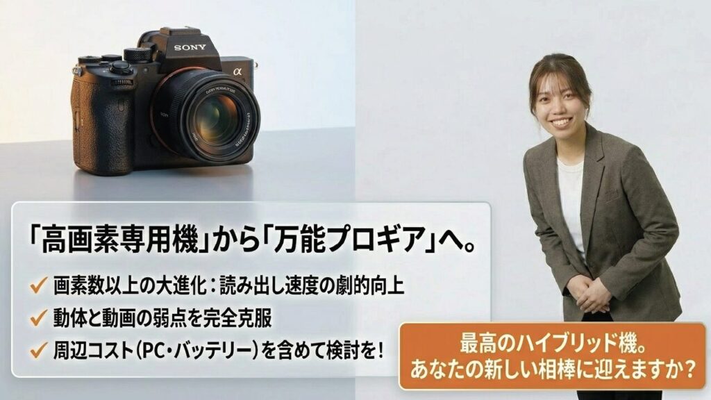 万能プロギアへと進化したα7RⅥの総括まとめ