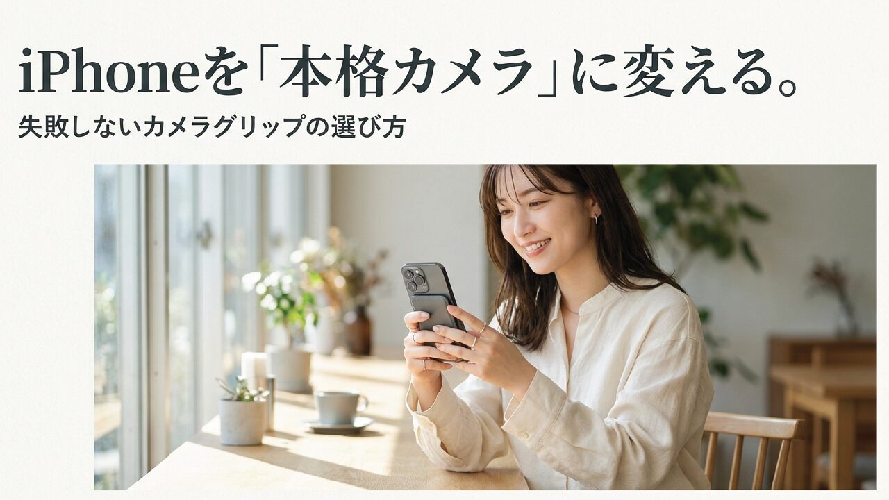 目的別で選ぶiPhoneのカメラグリップのおすすめ厳選モデル