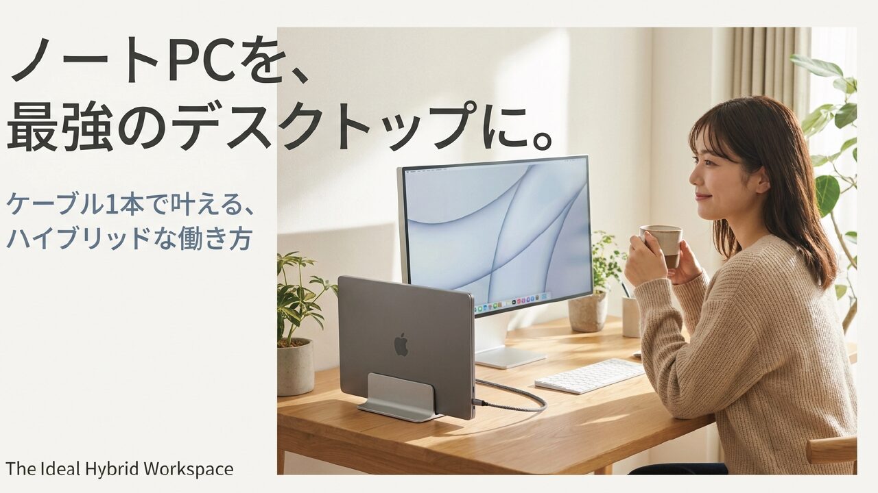 快適！ノートPCのデスクトップ化で作る最強のハイブリッド環境