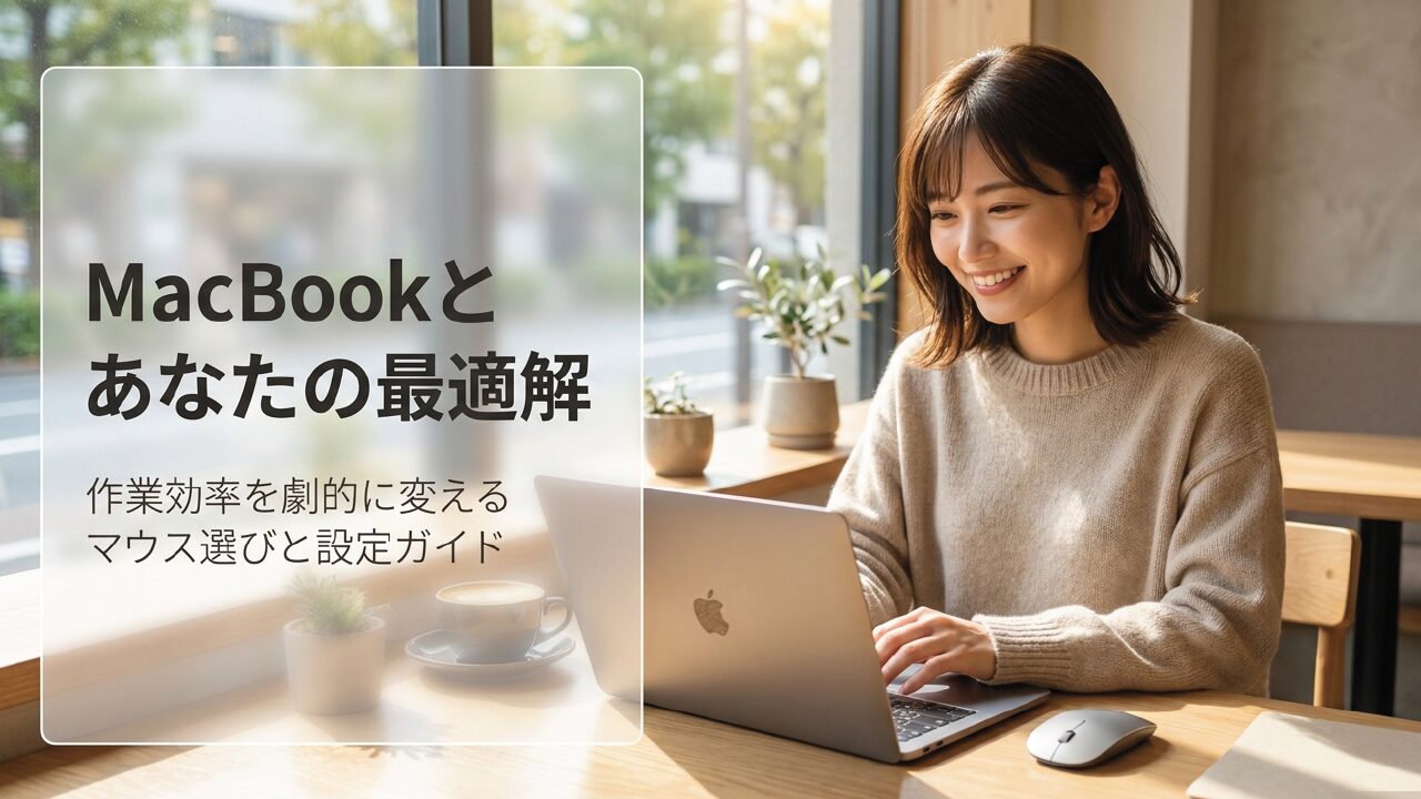 迷わず決まる!MacBookにおすすめのマウスと失敗しない選び方