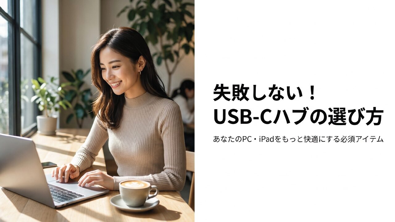 USB-Cハブとは何か?端子不足を解消する最適な選び方を徹底解説