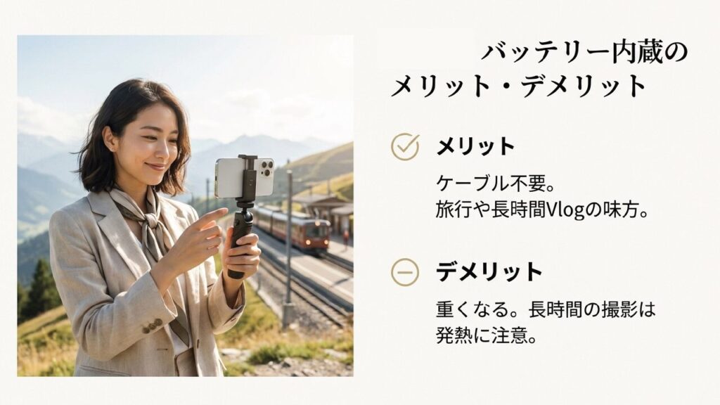 バッテリー内蔵カメラグリップのメリットとデメリット