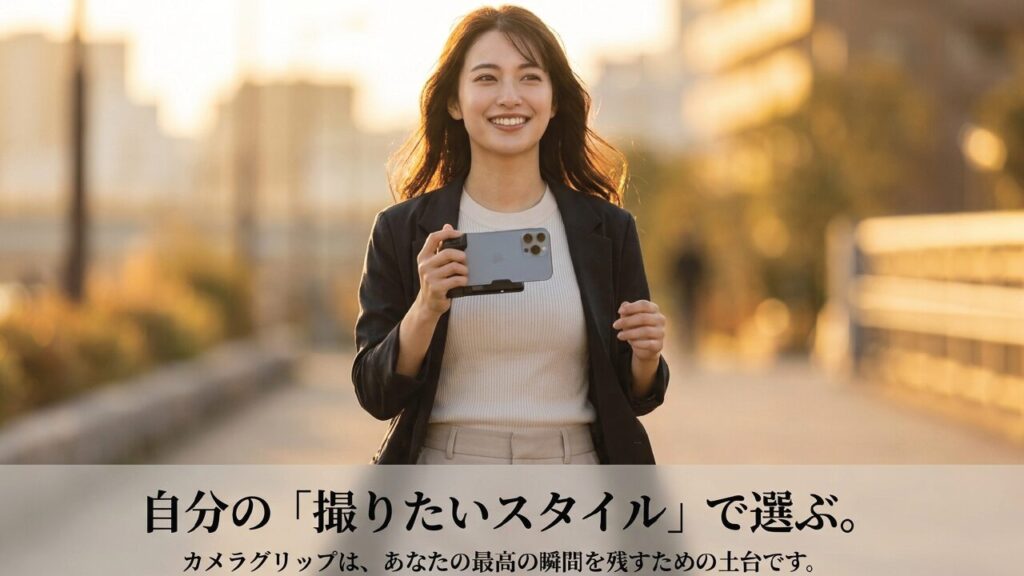 自分の撮りたいスタイルでカメラグリップを選ぶ