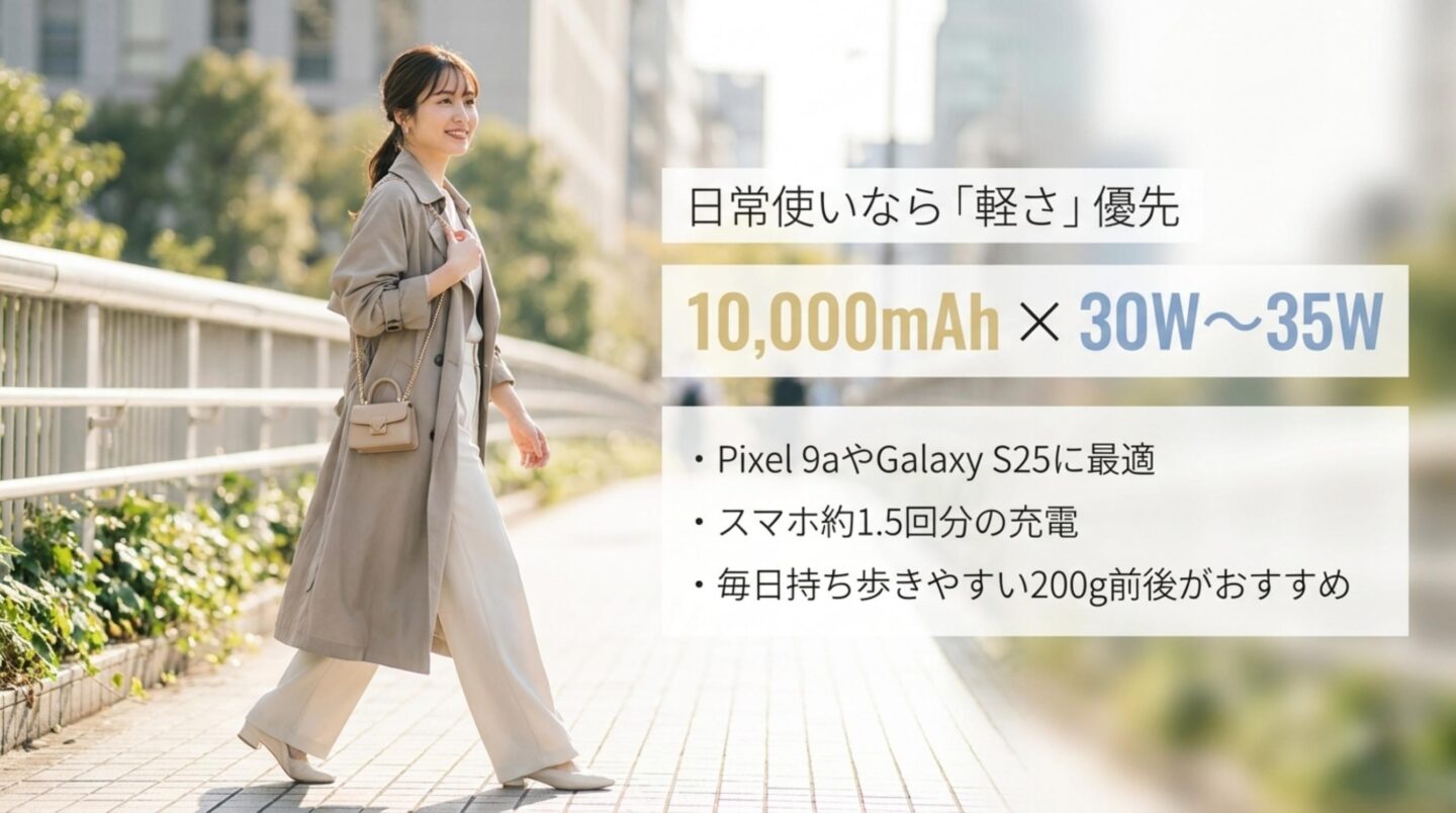 Android用モバイルバッテリーおすすめ｜機種別の選び方