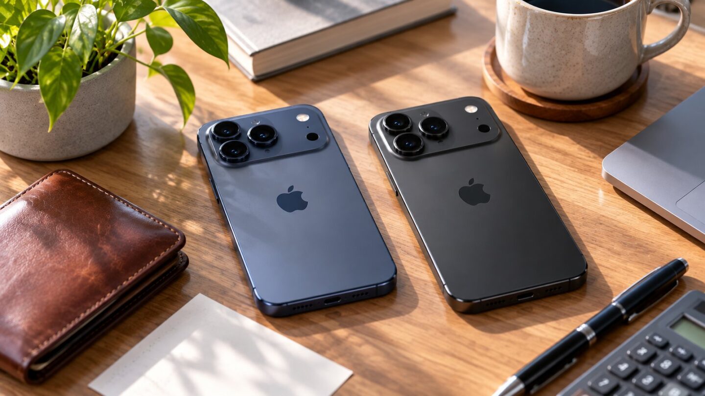 iPhone 17 Proの179800円とiPhone 18 Proの219800円を比較した価格イメージ