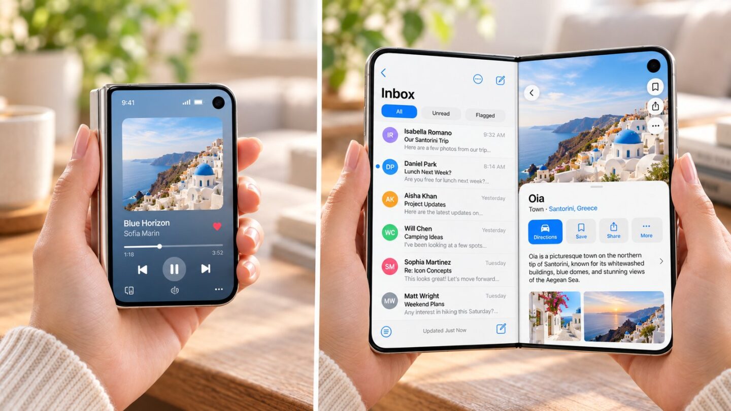 iPhone DuoでSafariとメモなど2つのアプリの組み合わせを保存して後から呼び出す説明イメージ
